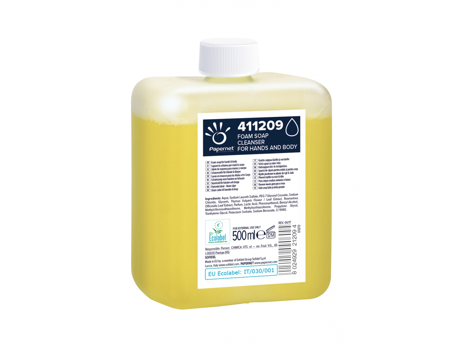 Pianka PAPERNET 411209 wkład Karton 12x 500ml